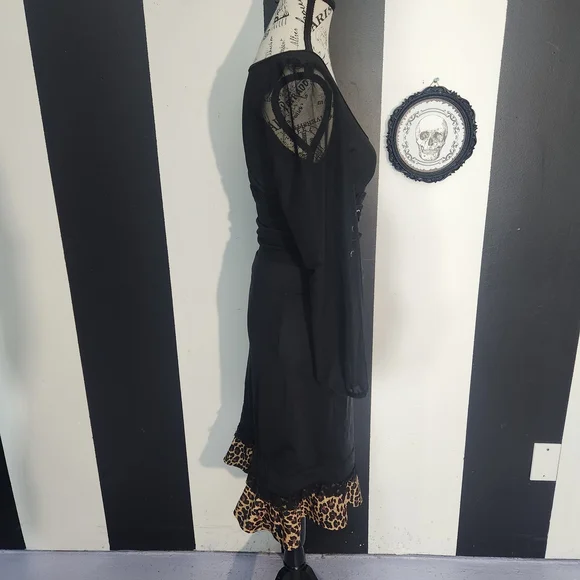 Pinup Leopard Ruffle Skirt - Picture 6 of 11